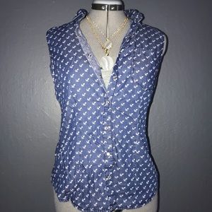 ⚓️Forever 21 Anchor Button Up (S)